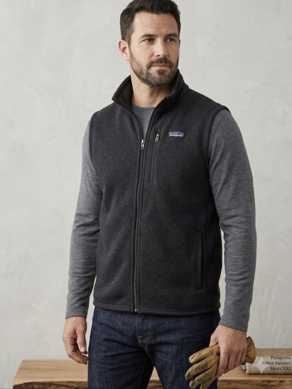 Patagonia Men’s Better Sweater Vest Dark Charcoal Gray - XXXL (No Size Tag)